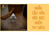 Nhẫn cầu hôn đeo ngón nào mới đúng? Đeo tay trái hay phải?