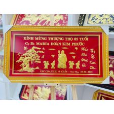 Khánh vàng mừng thọ bà 85 tuổi - KVYC00024